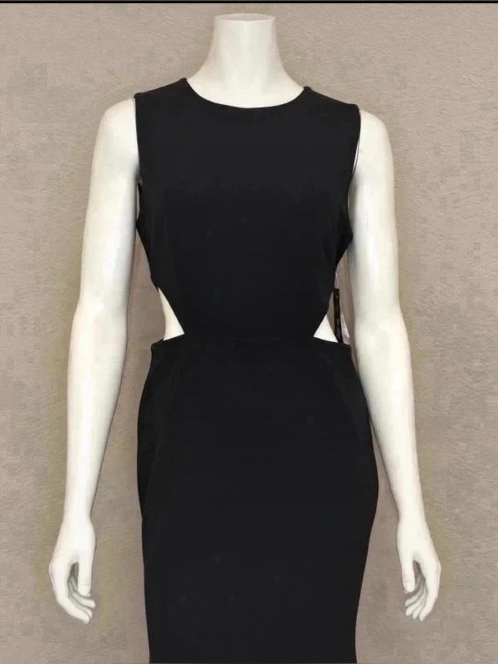 NWT Lulus Evening Dress - Utterly Smitten Black Cutout Maxi Dress (Large)